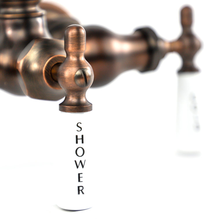 CahabaClassics 2 Handle Clawfoot Tub Faucet Wayfair Canada